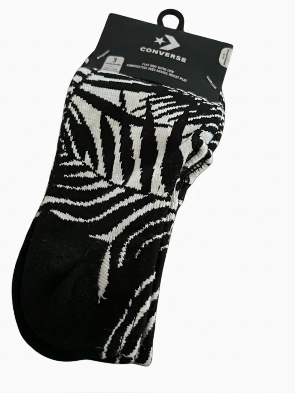 Converse Flat Knit Ultra Low Socks 3 pairs sz 4-10